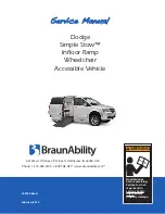 BraunAbility Simple Stow Service Manual preview