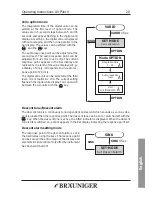 Предварительный просмотр 22 страницы Brauniger AV Pilot II Operating Instructions Manual