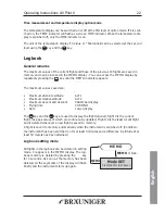 Предварительный просмотр 24 страницы Brauniger AV Pilot II Operating Instructions Manual