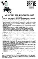 Предварительный просмотр 1 страницы Brave BRM500 Operation And Service Manual