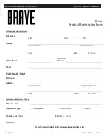 Preview for 13 page of Brave BRP500TP2 Owner'S Manual