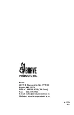 Preview for 50 page of Brave MVH1334C Owner/Operator And Safety Manual