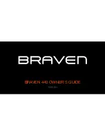 Предварительный просмотр 1 страницы Braven 440 Owner'S Manual