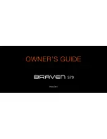 Braven 570 Owner'S Manual preview