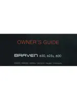 Предварительный просмотр 1 страницы Braven 600 Owner'S Manual