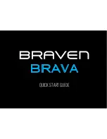 Предварительный просмотр 1 страницы Braven BRAVA Quick Start Manual