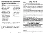 Preview for 8 page of Bravetti APD803B Owner'S Manual