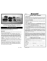 Preview for 2 page of Bravetti BCW17 Owner'S Manual