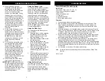 Preview for 6 page of Bravetti BM20H Owner'S Manual