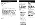 Preview for 7 page of Bravetti BM20H Owner'S Manual