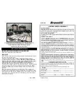 Preview for 2 page of Bravetti BRAVETTI BCW21H Owner'S Manual