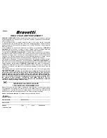 Preview for 5 page of Bravetti BRAVETTI EP585H Owner'S Manual