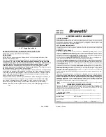 Preview for 2 page of Bravetti BRAVETTI XF12HCH Owner'S Manual