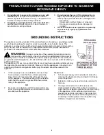 Preview for 4 page of Bravetti CONVECTION MICROWAVE OVEN K5345H Owner'S Manual