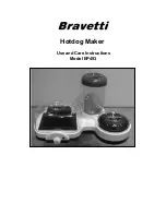 Bravetti EP493 Use And Care Instructions Manual preview