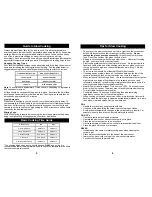 Preview for 6 page of Bravetti EURO-PRO KC255H Owner'S Manual