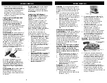 Preview for 15 page of Bravetti F1043B Owner'S Manual