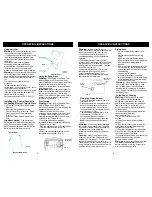 Preview for 4 page of Bravetti F1063B Owner'S Manual