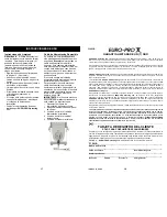 Preview for 10 page of Bravetti F1063B Owner'S Manual