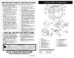 Предварительный просмотр 2 страницы Bravetti F2015B Owner'S Manual