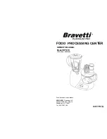 Предварительный просмотр 1 страницы Bravetti FOOD PROCESSING CENTER BP101H Owner'S Manual