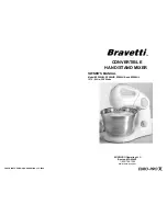 Bravetti HAND/STAND MIXER EP586HB Owner'S Manual предпросмотр