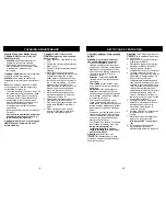 Предварительный просмотр 10 страницы Bravetti KC272BN Owner'S Manual