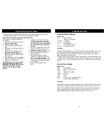 Предварительный просмотр 6 страницы Bravetti KC281HB Owner'S Manual