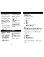 Предварительный просмотр 8 страницы Bravetti KC281HB Owner'S Manual