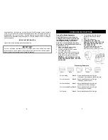 Preview for 4 page of Bravetti KP80B Owner'S Manual