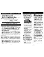 Предварительный просмотр 10 страницы Bravetti KR220B Instruction Manual
