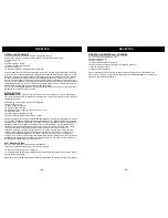 Предварительный просмотр 22 страницы Bravetti KR220B Instruction Manual