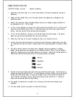Preview for 4 page of Bravetti PLATINUM PRO BKS600 Use And Care Instructions Manual