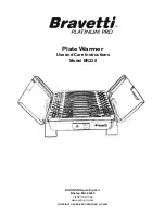 Preview for 1 page of Bravetti PLATINUM PRO BR220 Use And Care Instructions Manual