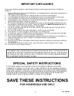 Preview for 2 page of Bravetti PLATINUM PRO BR220 Use And Care Instructions Manual