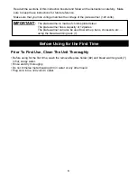 Preview for 4 page of Bravetti PLATINUM PRO BR220 Use And Care Instructions Manual