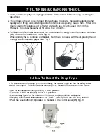 Preview for 13 page of Bravetti Platinum Pro EP165 Use And Care Instructions Manual