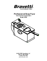 Bravetti Platinum Pro EP65 Use And Care Instructions Manual preview