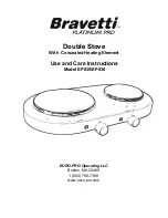Bravetti PLATINUM PRO EP836 Use And Care Instructions Manual preview