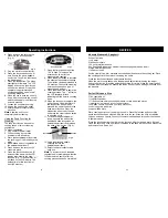 Preview for 8 page of Bravetti PLATINUM PRO MC665H Owner'S Manual