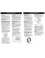 Preview for 8 page of Bravetti Professional K4321B Owner'S Manual