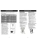 Preview for 10 page of Bravetti Professional K4321B Owner'S Manual