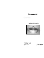 Bravetti XSP21H Owner'S Manual preview