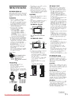 Preview for 7 page of Bravia KLV-22BX300 Operating Instructions Manual