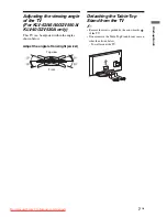 Preview for 7 page of Bravia KLV-32V530A Operating Instructions Manual