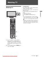 Preview for 15 page of Bravia KLV-32V530A Operating Instructions Manual