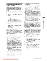 Preview for 21 page of Bravia KLV-32V530A Operating Instructions Manual