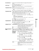 Preview for 31 page of Bravia KLV-32V530A Operating Instructions Manual