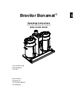 Preview for 2 page of BRAVILOR BONAMAT B10HW Operating Instructions Manual