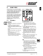 Preview for 22 page of BRAVILOR BONAMAT B10HW Operating Instructions Manual